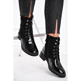 S.Barski Botas de mujer Warm Black Thunders negro 2