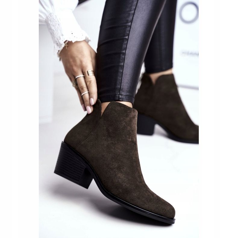 S.Barski De Mujer Botas Con Tacón Plano Cálido Otoño Caqui Lechoso 1 S.Barski De Mujer Botas Con Tacón Plano Cálido Otoño Caqui Lechoso 1