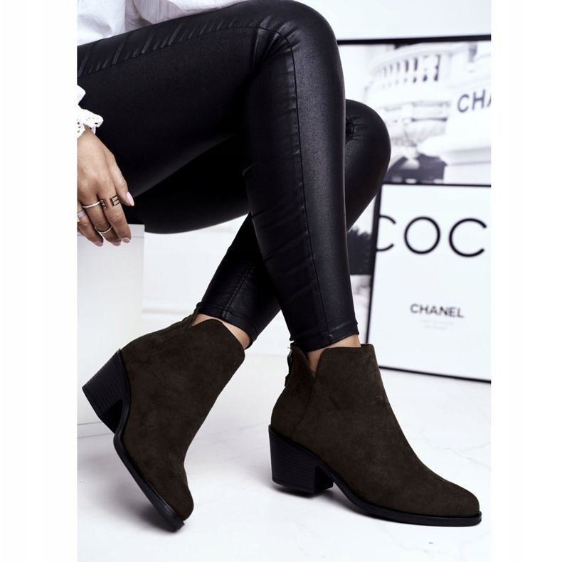 S.Barski De Mujer Botas Con Tacón Plano Cálido Otoño Caqui Lechoso 2 S.Barski De Mujer Botas Con Tacón Plano Cálido Otoño Caqui Lechoso 2