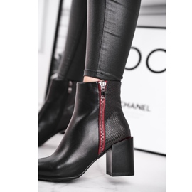 S.Barski Botas negras de mujer Black Lippi negro 4