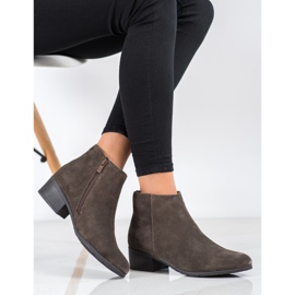 Filippo Botas de cuero clásicas caqui 3