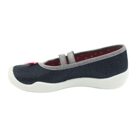Calzado infantil befado 116X281 azul marino plata gris 4