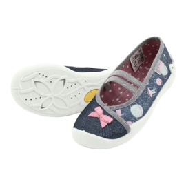 Calzado infantil befado 116X281 azul marino plata gris 6