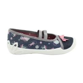 Calzado infantil befado 116X281 azul marino plata gris 3