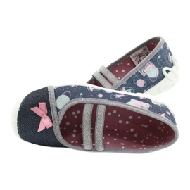 Calzado infantil befado 116X281 azul marino plata gris 7