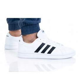 Zapatillas Adidas Grand Court Base M EE7904 blanco negro 4