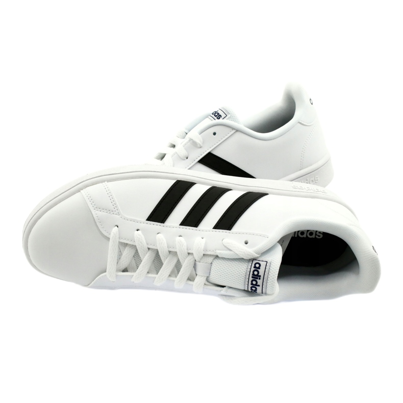 Zapatillas Adidas Grand Court Base M EE7904 blanco negro 3