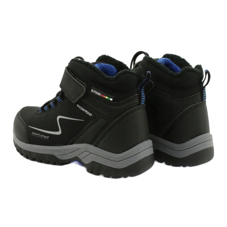 Botas deportivas soft-shell con membrana American Club HL38 / 20 negro azul 4 Botas deportivas soft-shell con membrana American Club HL38 / 20 negro azul 4
