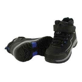 Botas deportivas soft-shell con membrana American Club HL38 / 20 negro azul 3