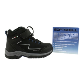 Botas deportivas soft-shell con membrana American Club HL38 / 20 negro azul 5