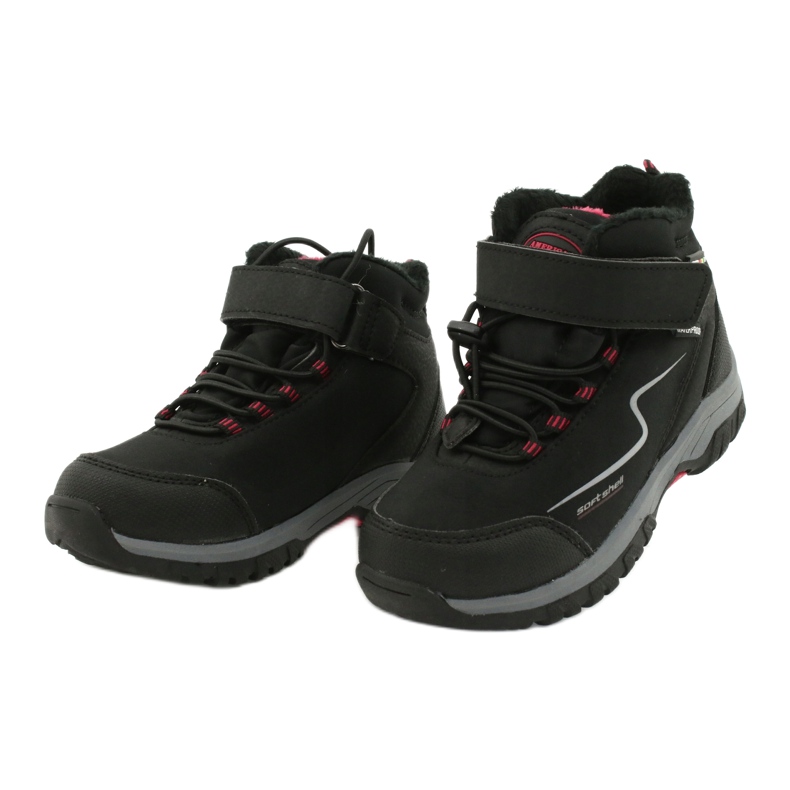 Botas deportivas soft-shell con membrana American Club HL38 / 20 negro rojo 2 Botas deportivas soft-shell con membrana American Club HL38 / 20 negro rojo 2