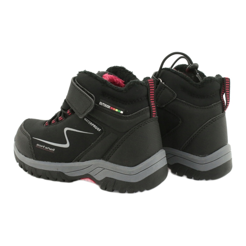 Botas deportivas soft-shell con membrana American Club HL38 / 20 negro rojo 4 Botas deportivas soft-shell con membrana American Club HL38 / 20 negro rojo 4