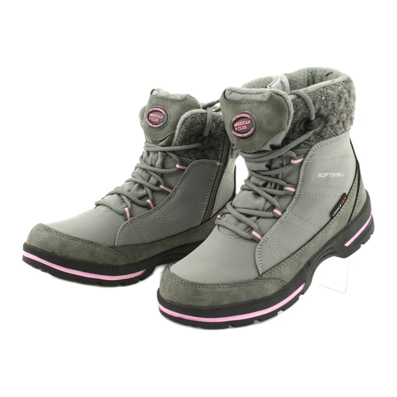 American Club Botas blandas con membrana SN03 / 20 rosado gris 2 American Club Botas blandas con membrana SN03 / 20 rosado gris 2