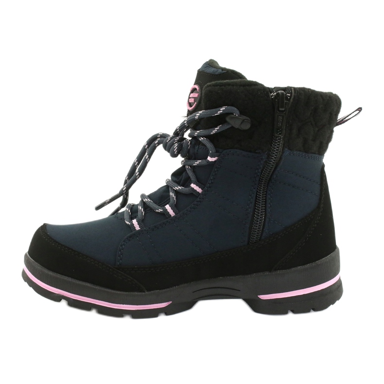 American Club Botas blandas con membrana SN03 / 20 negro azul marino rosado 1