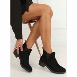 Botines Chelsea negros para mujer 8B978 Negro 2