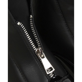 Botas lacadas negras NS178P Black negro 5