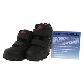 American Club Botas softshell con membrana negro rojo 4