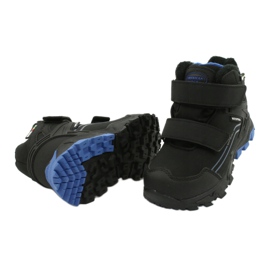 American Club Botas softshell con membrana negro azul 3