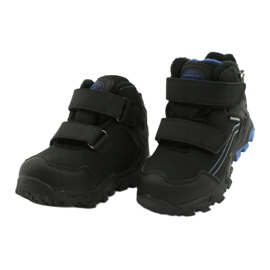 American Club Botas softshell con membrana negro azul 2