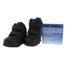 American Club Botas softshell con membrana negro azul 4