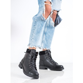 Kylie Trappers con cordones negro 1