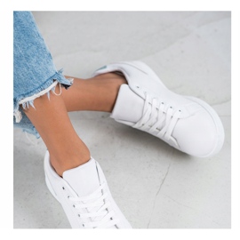 SHELOVET Calzado deportivo de moda blanco 2