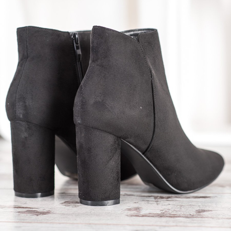 SHELOVET Botas elegantes negro 2