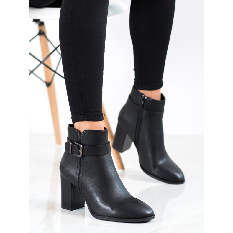 Sergio Leone Botas clásicas de tacón alto negro 2 Sergio Leone Botas clásicas de tacón alto negro 2