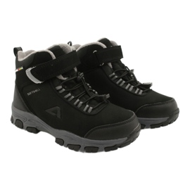 American Club Botas de softshell americanas botas de invierno con membrana negro gris 4 American Club Botas de softshell americanas botas de invierno con membrana negro gris 4