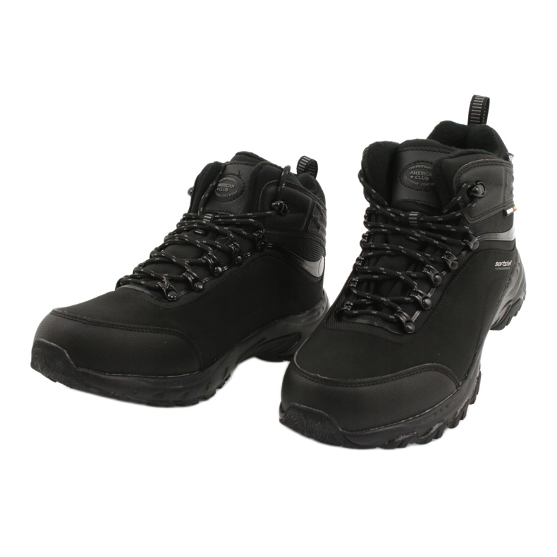American Club Botas americanas de trekking Softshell con membrana negro 2