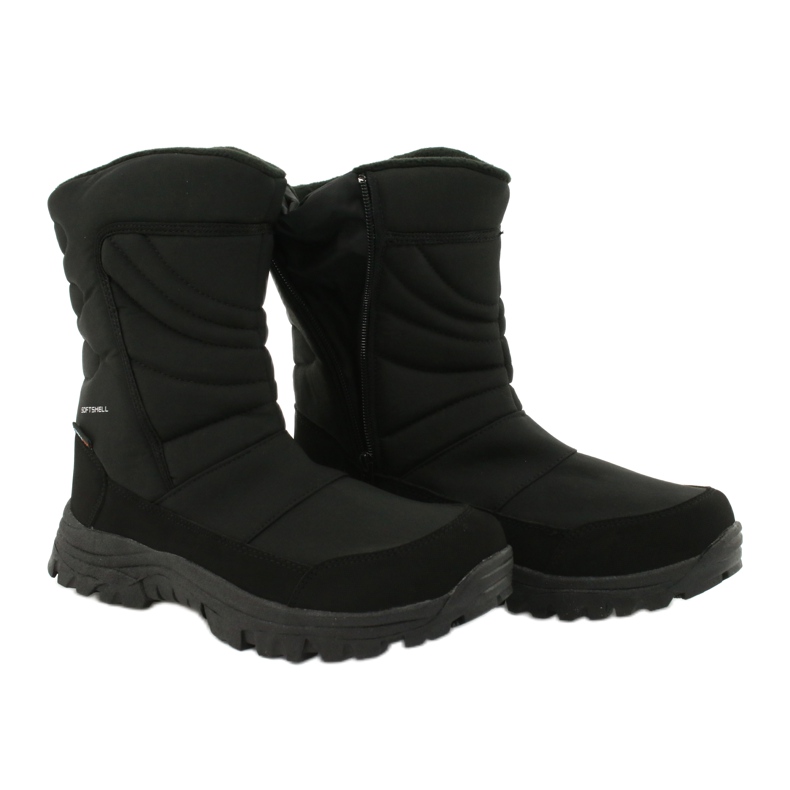 American Club Botas con membrana aislada con vellón negro 4