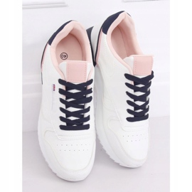 Zapatillas deportivas de mujer blancas BK938 BLANCO / AZUL azul marino 2 Zapatillas deportivas de mujer blancas BK938 BLANCO / AZUL azul marino 2