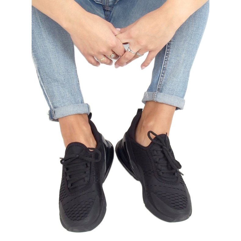 Negro HY104 Calzado deportivo negro 1