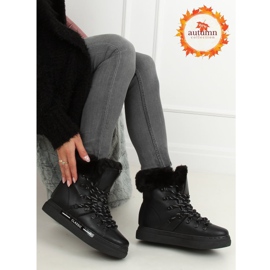 Botas de nieve negras con aislamiento grueso BK903 Black negro 1