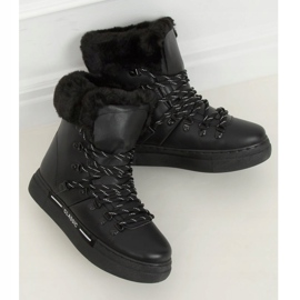 Botas de nieve negras con aislamiento grueso BK903 Black negro 3