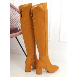 Tacones Honey M247 Amarillo 1