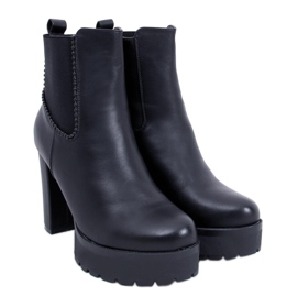 Black RB25 Botas con plataforma negras negro 1