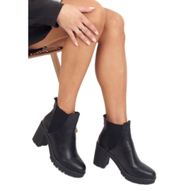 Botines Chelsea negros, negro J19-129 Negro 3