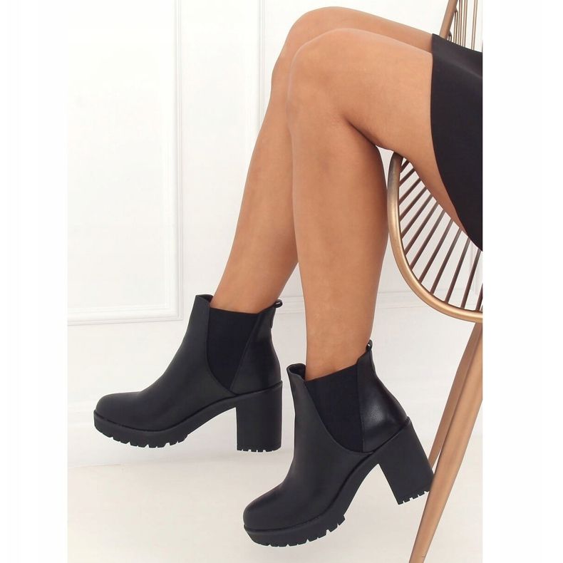 Botines Chelsea negros, negro J19-129 Negro 2