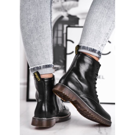 EVE Marita Black Boots Mujer Trappers Glany negro 3