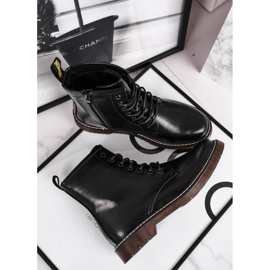 EVE Marita Black Boots Mujer Trappers Glany negro 5