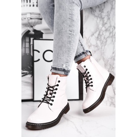 EVE Botas Mujer Botas Lacadas Glany White Marita blanco 4