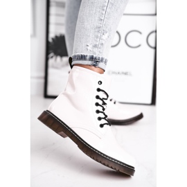 EVE Botas Mujer Botas Lacadas Glany White Marita blanco 2 EVE Botas Mujer Botas Lacadas Glany White Marita blanco 2