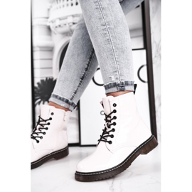 EVE Botas Mujer Botas Lacadas Glany White Marita blanco 3
