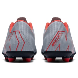 Zapatos de fútbol Nike Mercurial Vapor 12 Club Mg Jr AH7350 060 multicolor gris 4