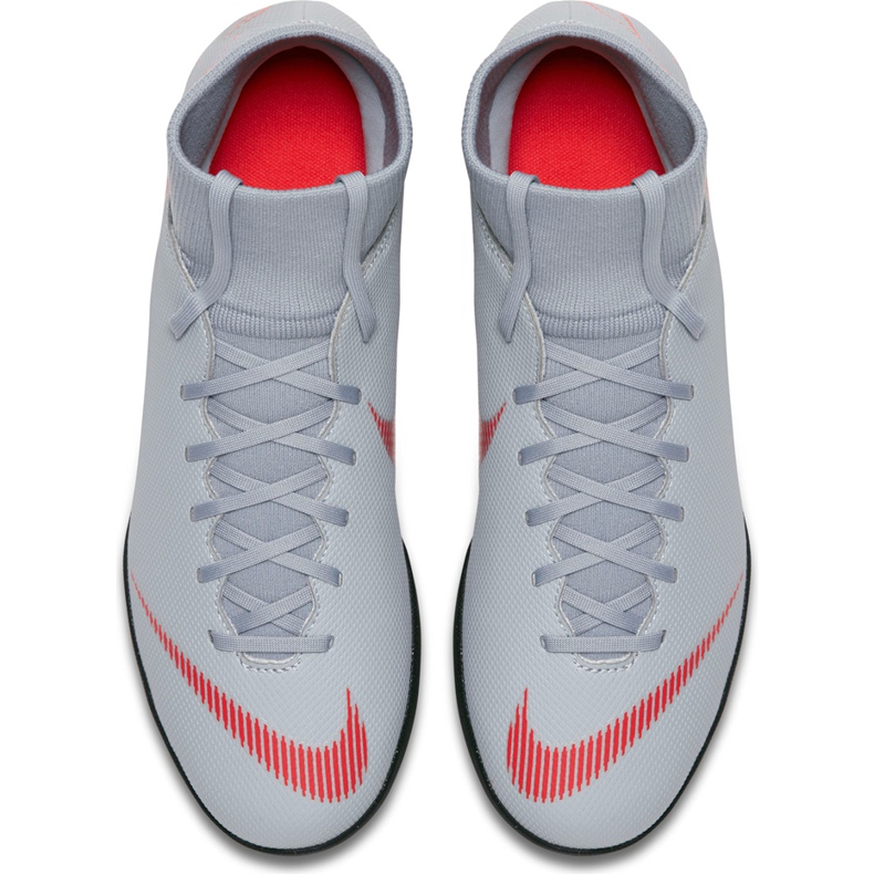 Zapatos de fútbol Nike Mercurial Superfly X 6 Club Tf AH7372 060 gris gris 1