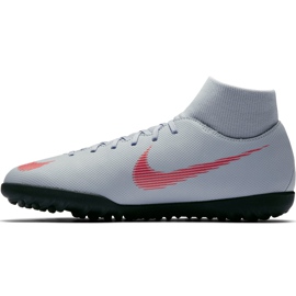 Zapatos de fútbol Nike Mercurial Superfly X 6 Club Tf AH7372 060 gris gris 2