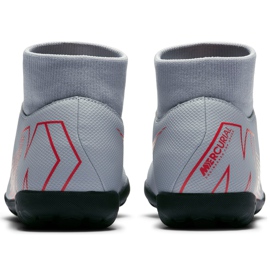 Zapatos de fútbol Nike Mercurial Superfly X 6 Club Tf AH7372 060 gris gris 4
