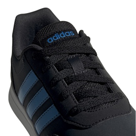 Zapatillas Adidas Vs Switch 2 K para niños negras y azules G25921 negro 3