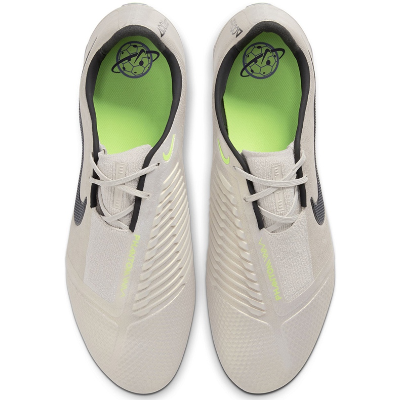 Zapatos de fútbol Nike Phantom Venom Elite Fg AO7540 005 blanco beige 1